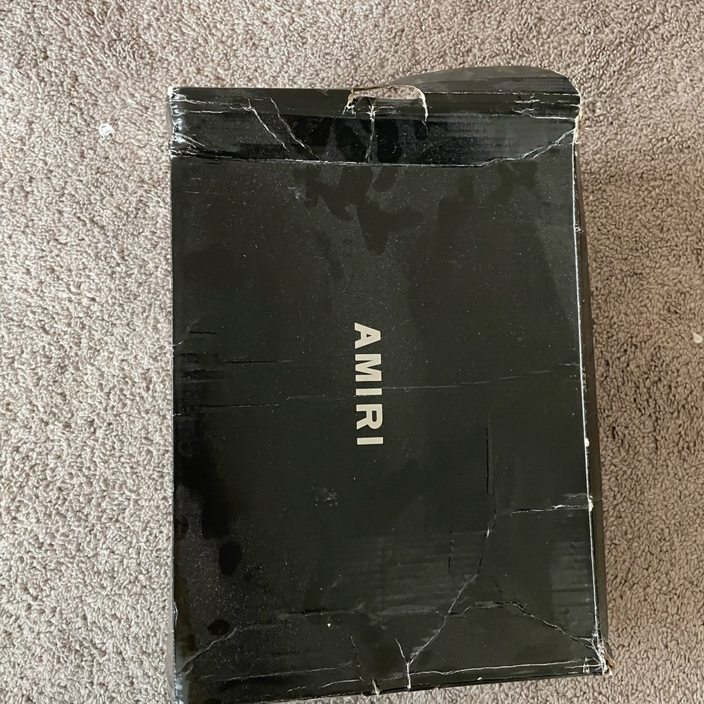 AMIRI Black Shoe Box with Logo